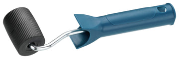 TRIUSO Tapeten-Nahtroller 4,5 cm Andrückroller aus Hartkunststoff, gerillt