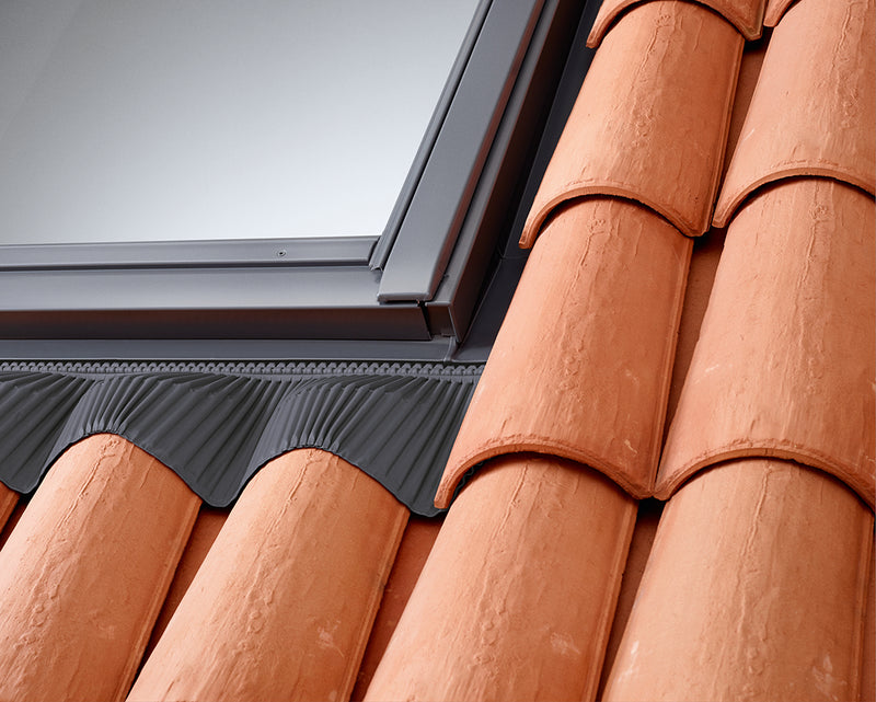 VELUX EDW Anschlussset Ziegel/H Eindeckrahmen, grau
