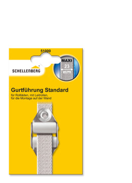 Schellenberg Gurtführung STANDARD MAXI, weiß, mit zwei Leitrollen