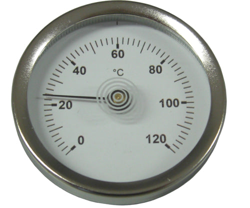 Leysser Anlegethermometer Saco, analog bis 12 °C, Höhe 63 mm