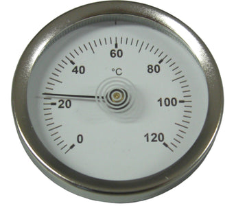Leysser Anlegethermometer Saco, analog bis 12 °C, Höhe 63 mm