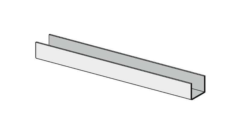 Knauf UD-Profil 28/27/0,6 mm, 3.000 mm Länge für Trockenbau