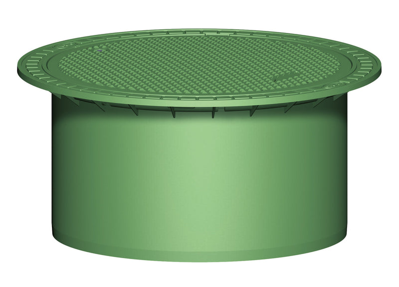 GRAF Teleskop-Domschacht Carat Mini grün begehbar mit PE-Deckel, 360 mm