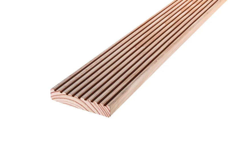Klenk Holz Terrassendiele Douglasie massiv, 28 x 145 mm geriffelt