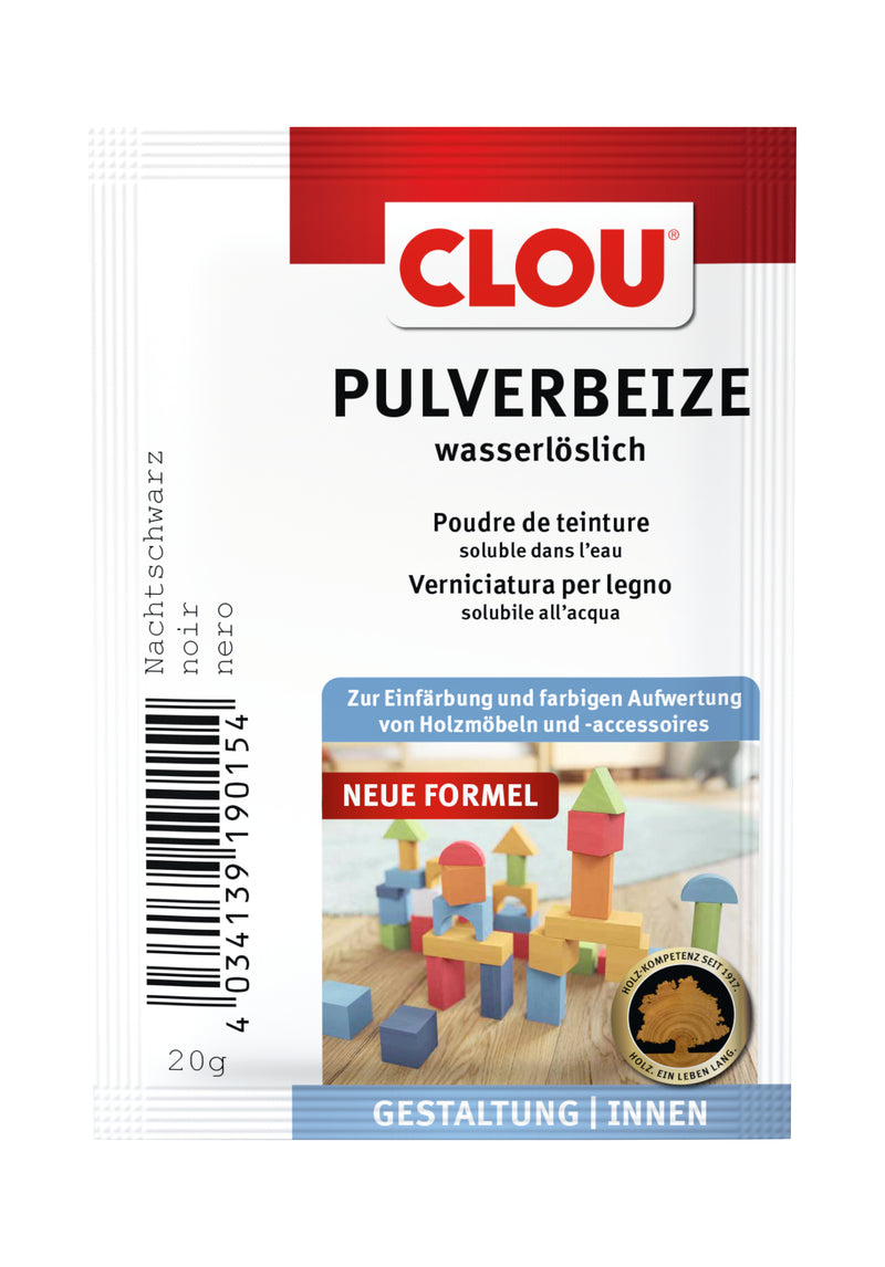 Alpina Farben Pulverbeize Nachtschwarz (Clou)