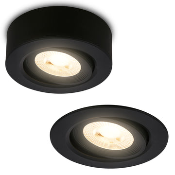 BRILONER Leuchten Aufbauleuchte LED flach