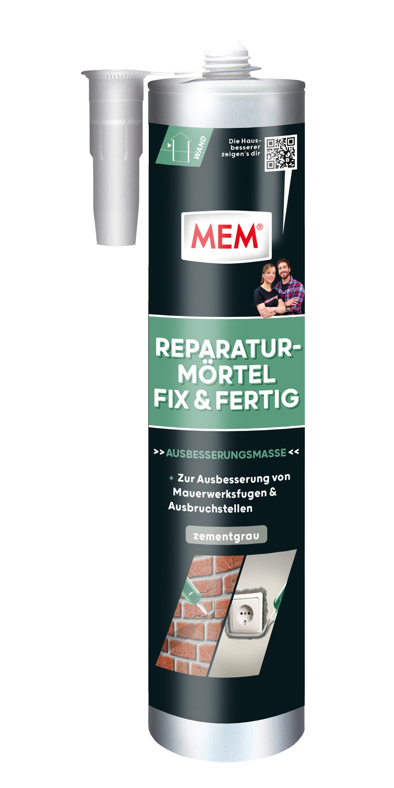 MEM Reparatur-Mörtel Fix & Fertig, zementgrau, 300 ml