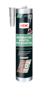MEM Reparatur-Mörtel Fix & Fertig, zementgrau, 300 ml