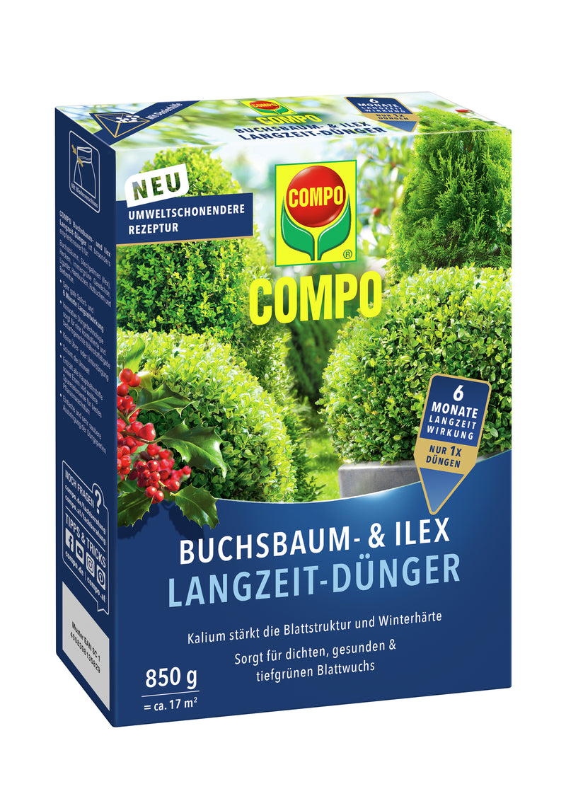 COMPO Buchsbaum-Ilex Langzeit-Dünger EREG Feststoffdünger außen