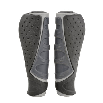 FISCHER Lenkergriffe Trio ergonomisch, schwarz, 2 Stück