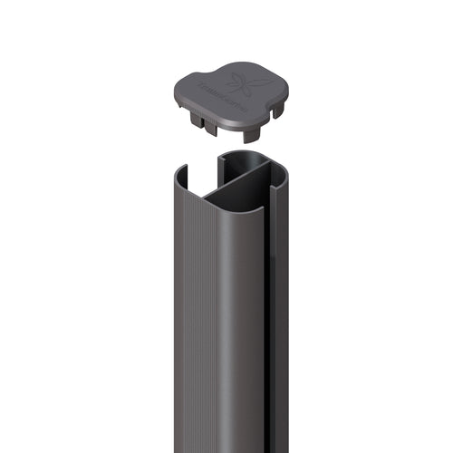 TraumGarten Basic System Eck-Pfosten anthrazit, 240 cm Länge, pulverbeschichtet