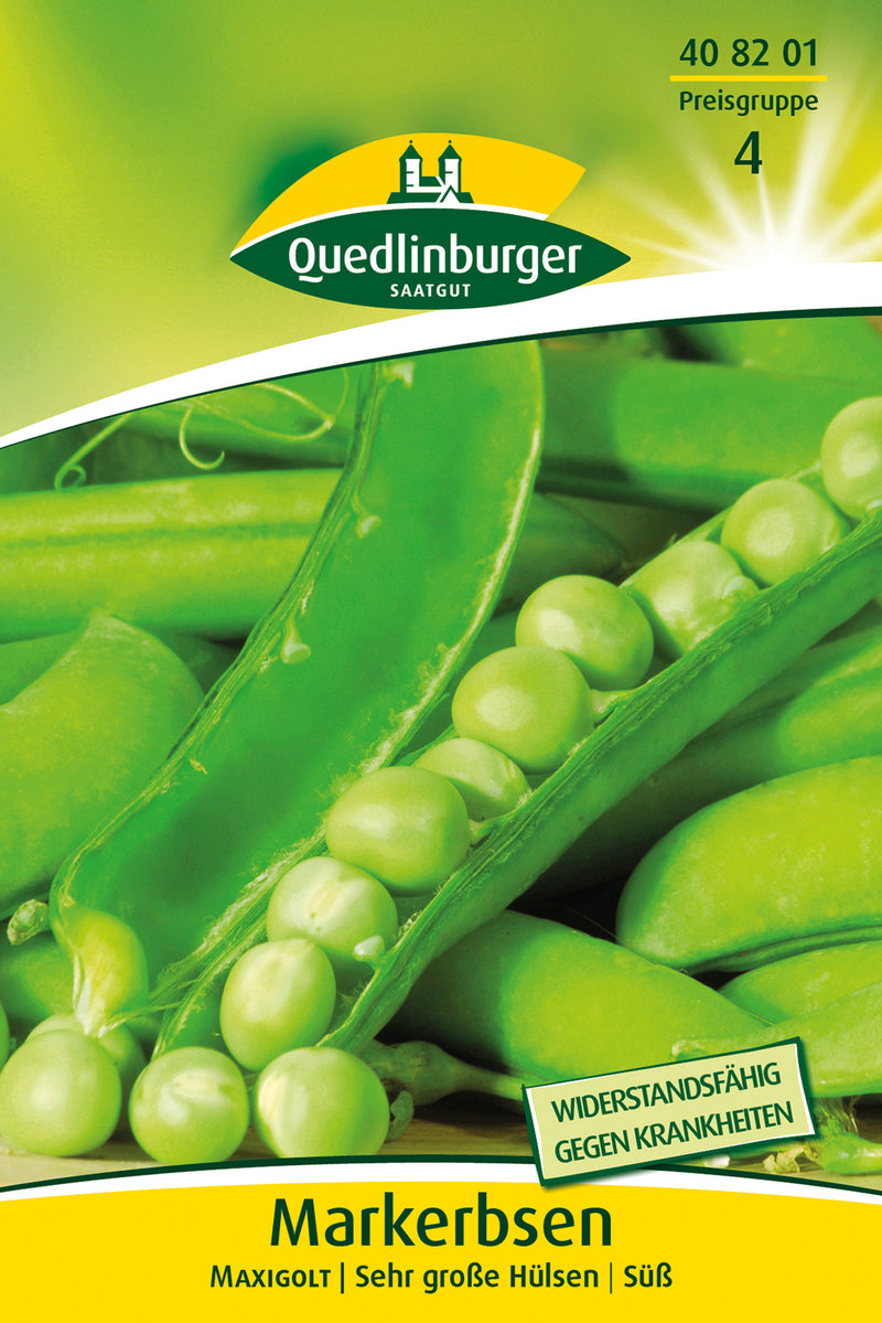 QUEDLINBURGER SAATGUT Markerbsen Maxigolt PG 4 Saatgut