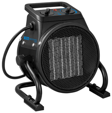 Güde Elektroheizer GEH 2000 P, schwarz – Keramikheizer mit Ventilator