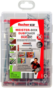 fischer Meister-Box DuoPower/DuoTec sortiert (87 Stk), Nylon