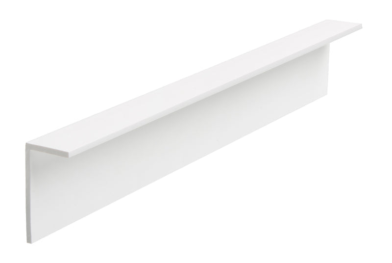 Primo Danmark Winkelprofil, 40x20 mm, weiß (Nutzlänge)