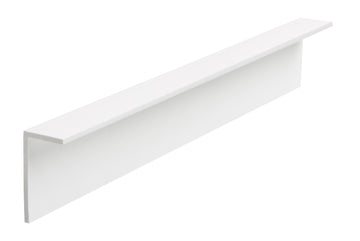 Primo Danmark Winkelprofil, 40x20 mm, weiß (Nutzlänge)