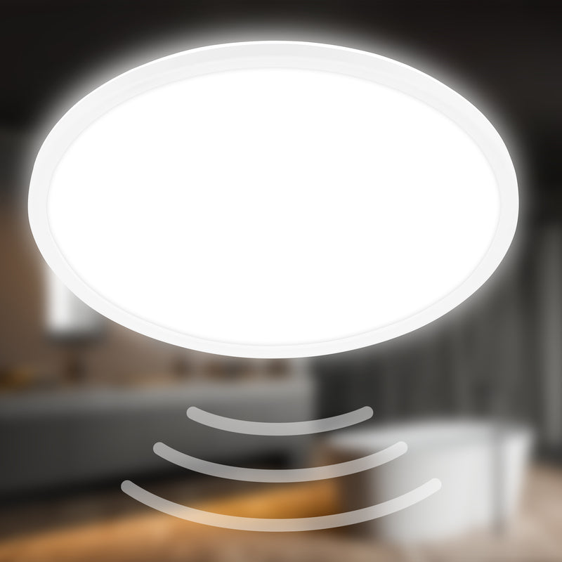 BRILONER Panel LED Ultra flat mit Backlight plus Microwave