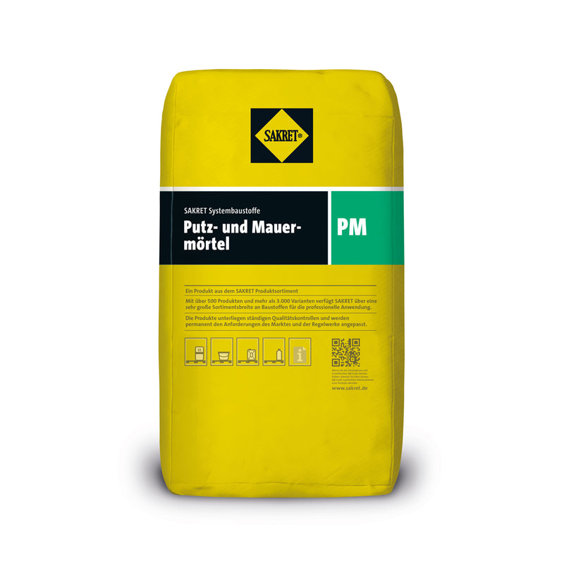 SAKRET PM Mauer- und Putzmörtel grau, 30 kg Sack