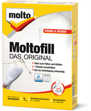 Moltofill Spachtelpulver innen, weiß