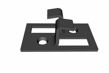 TraumGarten Edelstahlclip DreamDeck 50er Set für Bodendiele, 46 x 28 mm