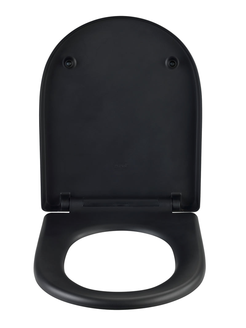 WENKO Exclusive Nr. 3 WC-Sitz schwarz matt aus Duroplast