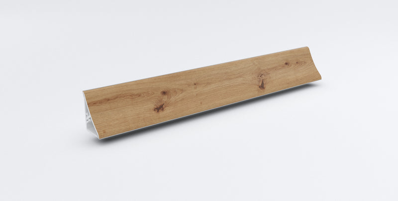 Getalit Plus Wandanschlussprofil A1C in Schwarz, 590x20 mm