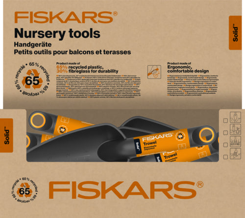 Fiskars Solid Blumenkelle als Schaufel-Kleingerät, für Schaufeln im Garten