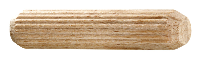 HSI Holzdübel Buche geriffelt Ø6x30 mm, 14 Stück