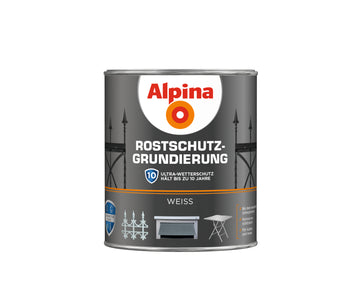 ALPINA Rostschutz-Grundierung weiß, Haftgrund für Eisenmetalle