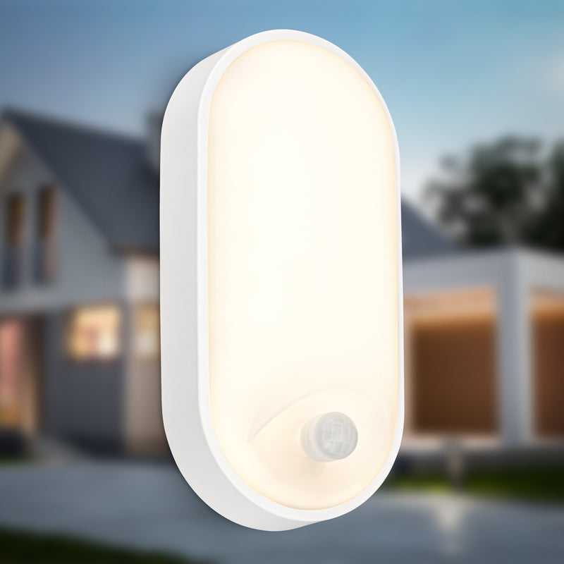 Briloner Sicherheits-Wandleuchte IR-Sensor weiß 12 W inkl. LED-Platine