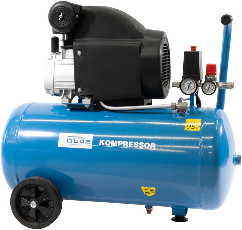 Güde Kompressor 301/10/50 12-tlg mit 50 l Behältervolumen