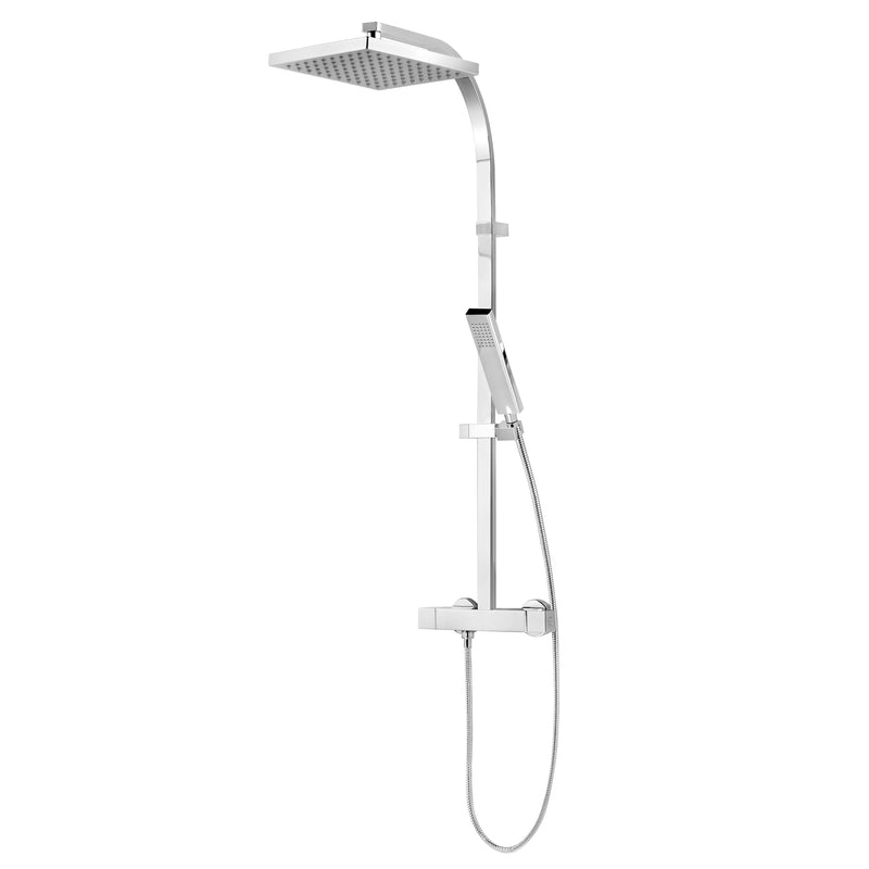 Schulte DuschMaster Rain II Duschsäule mit Thermostat, chrom