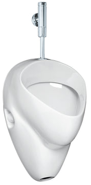 sanicomfort Urinal-Komplettset weiß, Keramik-Set wandmontiert