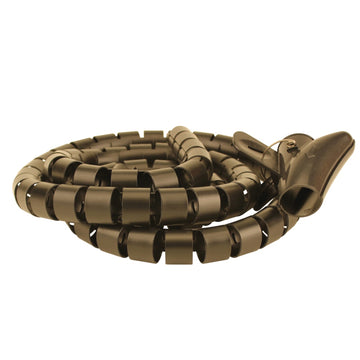 UNITEC Spiralschlauch mit Werkzeug, schwarz, 28 mm x 1,5 m