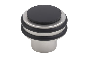 CONMETALL Türstopper aus Spritzguss, nickelmatt Ø34 x 45 mm