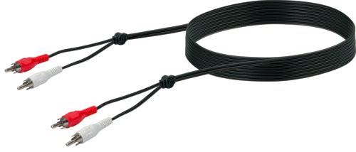 Schwaiger Cinch-Audio-Anschlusskabel schwarz