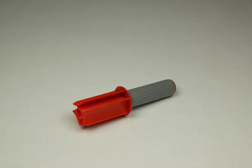 DMG Handabroller für Mini-Stretchfolie, rot/grau, 10 cm Rolle