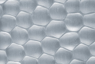 GAH ALBERTS Strukturblech Aluminium blank, gehämmert 120x1000x0,5 mm