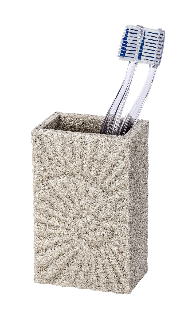 WENKO Zahnputzbecher Fossil Beige