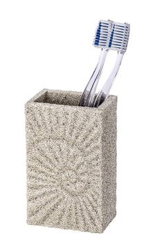 WENKO Zahnputzbecher Fossil Beige