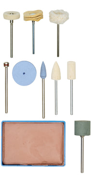 Proxxon Polier-Komplett-Set, 10-teilig