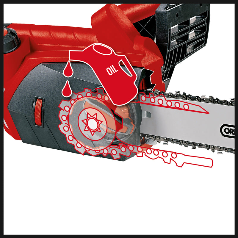 Grizzly/Oregon Elektro-Kettensäge GE-EC 2240, 40,6 cm Schwert