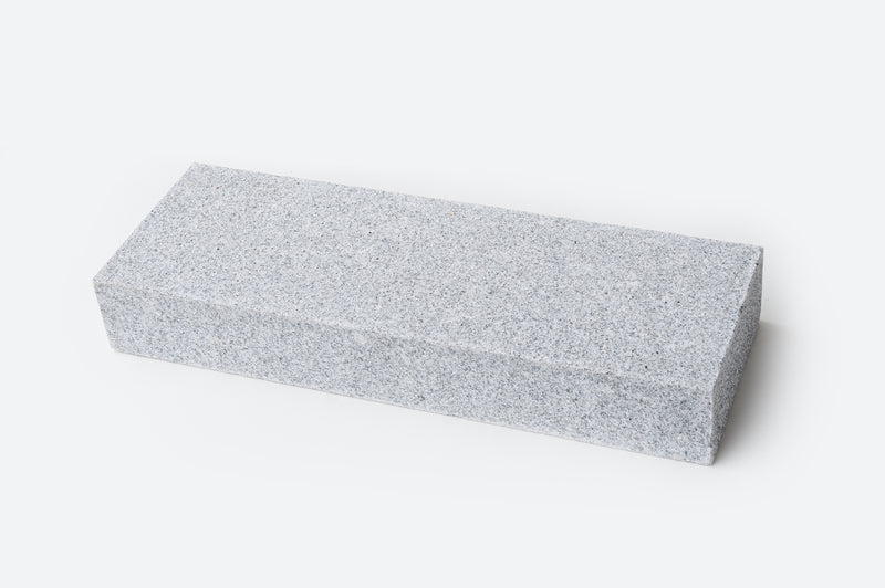 Classen Naturstein Blockstufe Artic White New, grau, geflammt