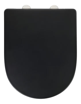 WENKO Exclusive Nr. 3 WC-Sitz schwarz matt aus Duroplast