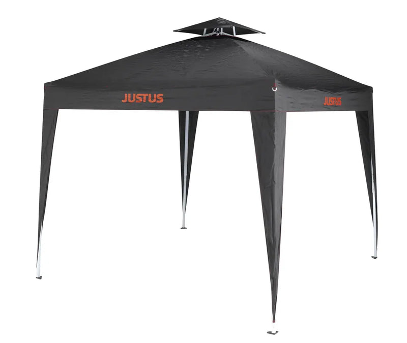 Justus Pavillon, Grillpavillon schwarz, Firsthöhe 260 cm
