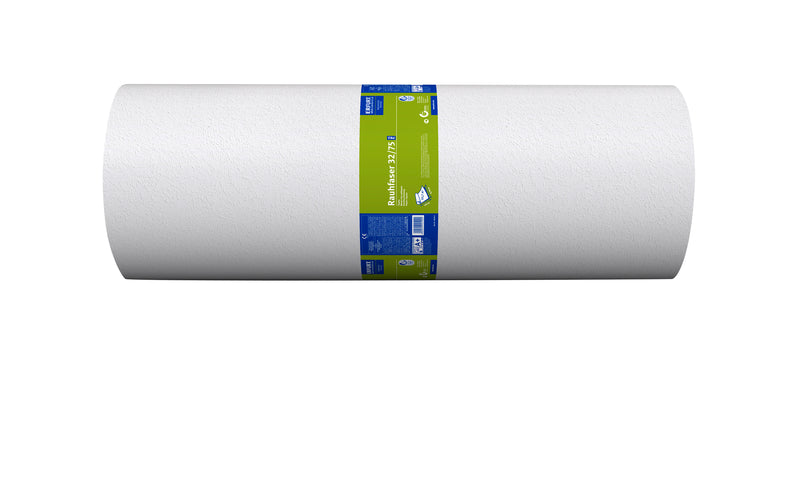 Erfurt Rauhfaser 32/75 Pro, weiß – Tapete aus Papierfasern