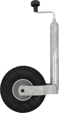 MTS Anhängerstützrad, verzinkt mit Luftbereifung, Rad 260 mm Ø