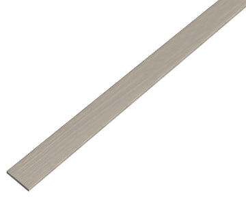GAH ALBERTS Flachstange Aluminium dunkel edelstahloptik, selbstklebend