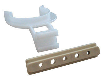 HSI Sockelklemmen mit Klemmhalter KU, weiß, 2 Stück
