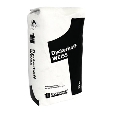 Dyckerhoff Weißzement CEM I 42,5 R, 25-kg Sack für Putze, Mörtel & Beton